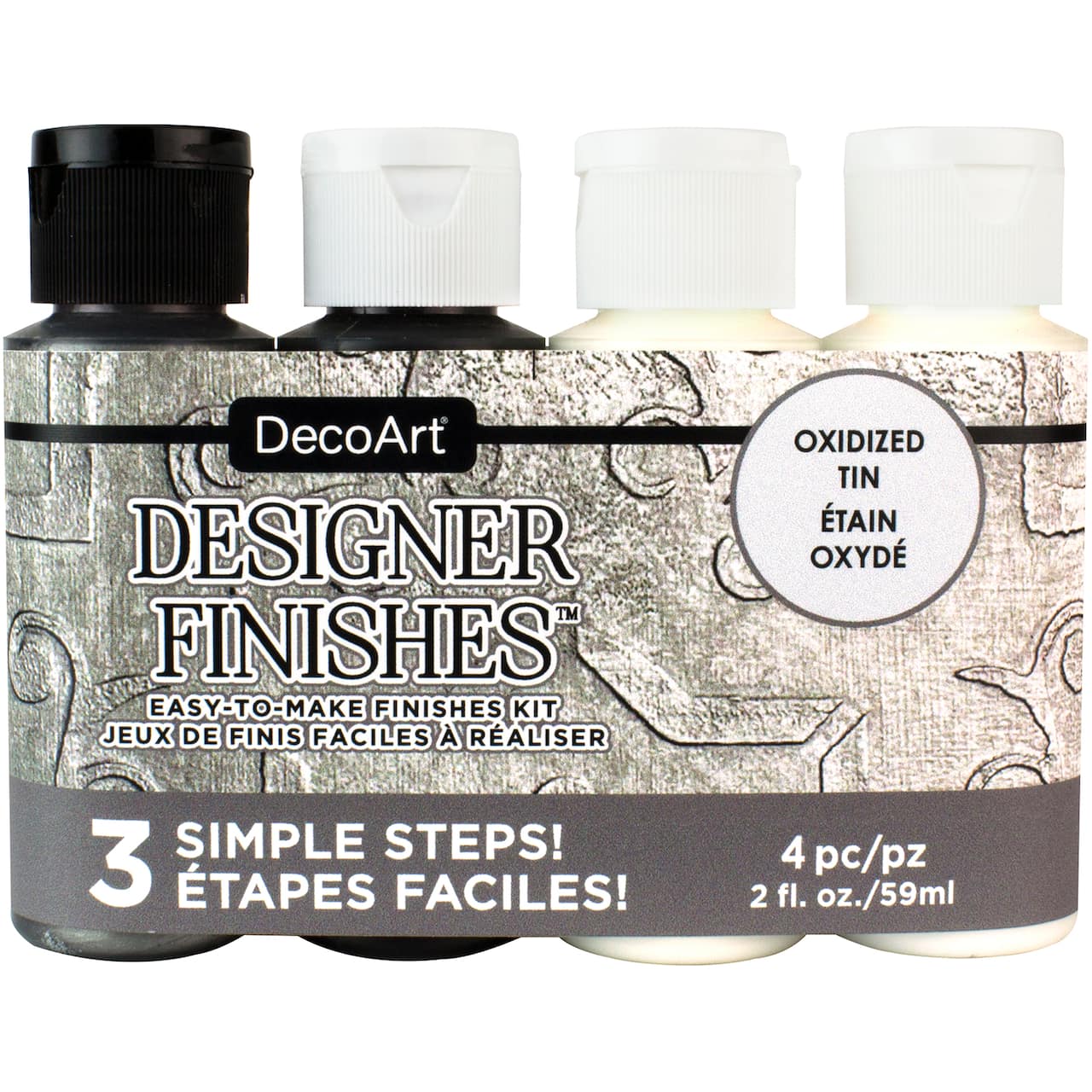 DecoArt&#xAE; Designer Finishes&#x2122; Oxidized Tin Kit